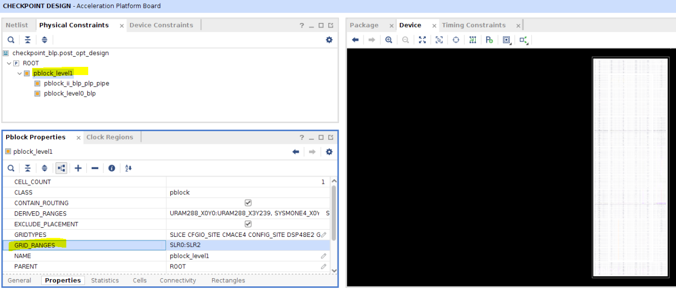 AR 73034 Vivado 2019.1 pblock GRID_RANGES changed when saving and