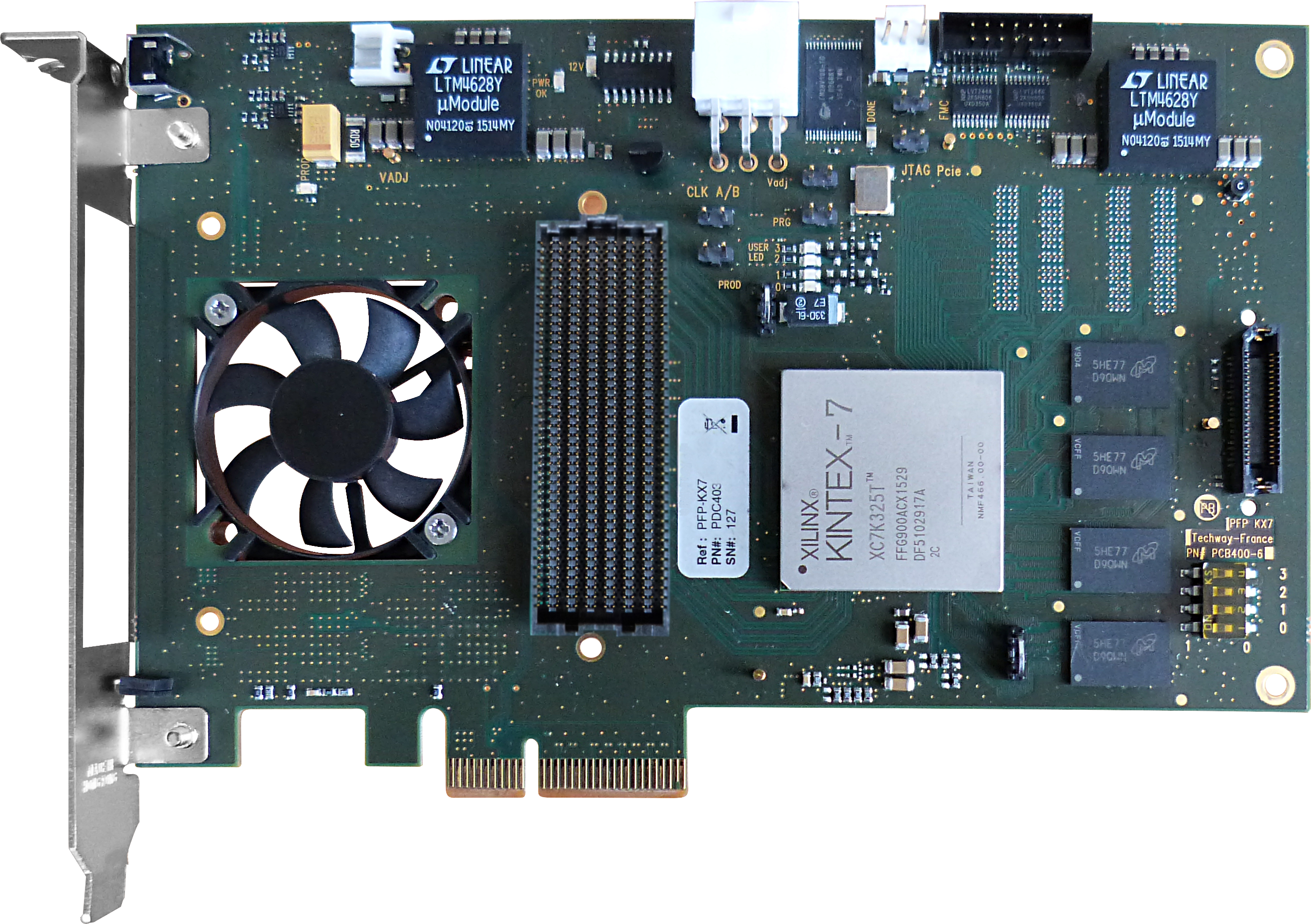 Pfp Kx7 Kintex 7 Fpga Pcie Board With Fmc Slot