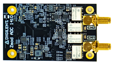 Zmod ADC 1410: SYZYGY-compatible Dual-channel 14-bit Analog 